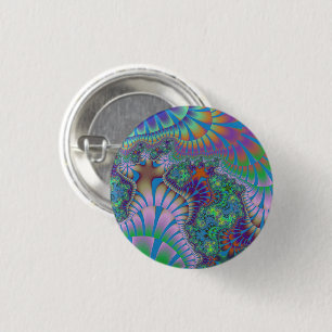 Chapa Redonda De 2,5 Cm Lavanda y Melaza Verde