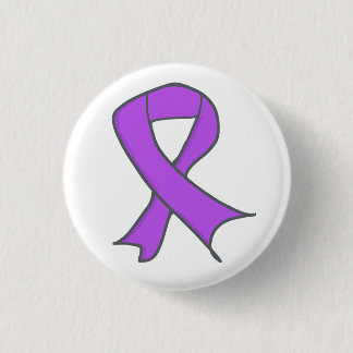 Chapa Redonda De 2,5 Cm Lavendel Bewusstseins Schleife als Symbol 