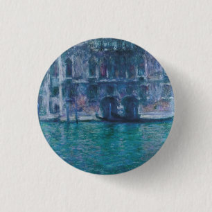 Chapa Redonda De 2,5 Cm Le palais da Mula Claude Monet