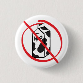 Chapa Redonda De 2,5 Cm Lechería libre - alergia/intolerancia