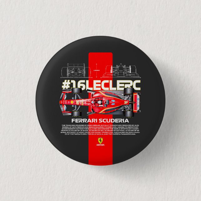 Chapa Redonda De 2,5 Cm Leclerc16 (Anverso)