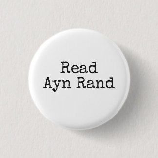 Chapa Redonda De 2,5 Cm Leer Ayn Rand