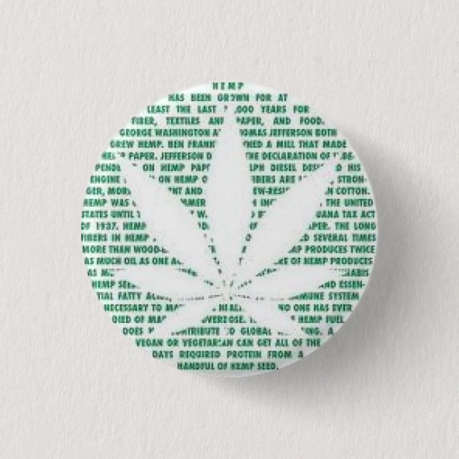 Chapa Redonda De 2,5 Cm Legalize It (Anverso)