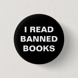 CHAPA REDONDA DE 2,5 CM LEÍ LIBROS PROHIBIDOS