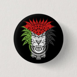 Chapa Redonda De 2,5 Cm león palestino - BANDERA de Palestina León