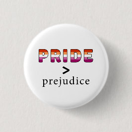 Chapa Redonda De 2,5 Cm Lesbian Pride and Prejudice 