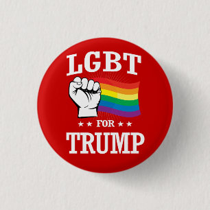 CHAPA REDONDA DE 2,5 CM LGBT PARA TRUMP