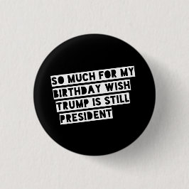 Chapa Redonda De 2,5 Cm Liberal político divertido de Demócrata del humor