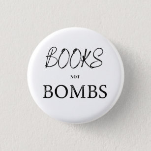 Chapa Redonda De 2,5 Cm libros no bombas