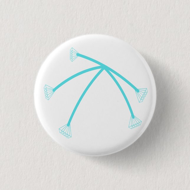 Chapa Redonda De 2,5 Cm Lightness Diamand Tree for new Tees (Anverso)