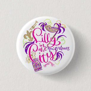 Chapa Redonda De 2,5 Cm Lilly in the City - Nueva Orleans