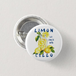 Chapa Redonda De 2,5 Cm Limoncello La Dolce Vita Souvenir Italy Lover