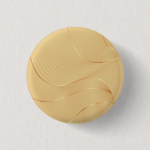 Chapa Redonda De 2,5 Cm Líneas de oro fluidas Arte abstracto de fondo de l