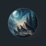 Chapa Redonda De 2,5 Cm Lobos<br><div class="desc">Lobos</div>