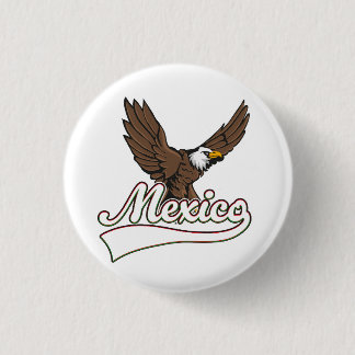 Chapa Redonda De 2,5 Cm Logo de Mexico Travel