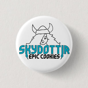 Chapa Redonda De 2,5 Cm LOGOTIPO épico del CHICA de las galletas de