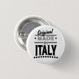 Chapa Redonda De 2,5 Cm Logotipo original hecho en Italia