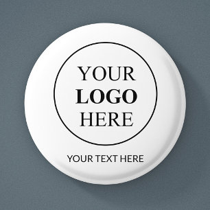 Chapa Redonda De 2,5 Cm Logotipo Promocional Personalizado – Sin Pedido Mí