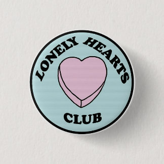 Chapa Redonda De 2,5 Cm Lonely hearts club pin