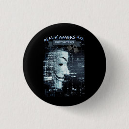 Chapa Redonda De 2,5 Cm Los jugadores reales están protegidos