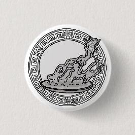 Chapa Redonda De 2,5 Cm ¡Los olímpicos! Símbolo de hestia / vesta