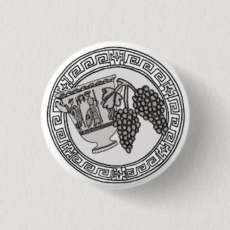 Chapa Redonda De 2,5 Cm ¡Los olímpicos! Símbolo Dionisio / Bacchus