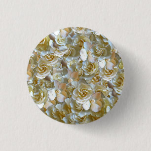 Chapa Redonda De 2,5 Cm Lots of beautiful rose petals