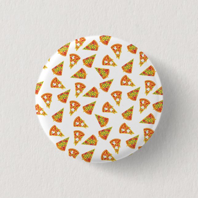 Chapa Redonda De 2,5 Cm Love Pizza (Anverso)