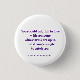 Chapa Redonda De 2,5 Cm Love quote
