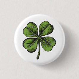 Chapa Redonda De 2,5 Cm Luck Shamrock