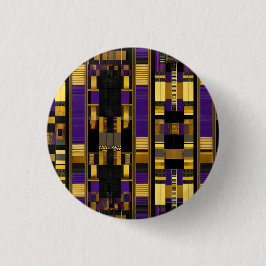 Chapa Redonda De 2,5 Cm Lujo Patrimonio Caribeño Africano Multicolor