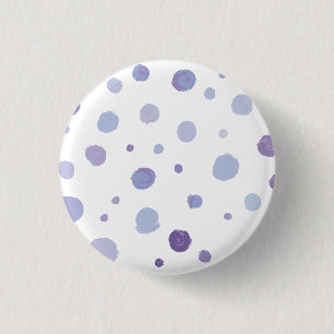 Chapa Redonda De 2,5 Cm lunares pintados a mano