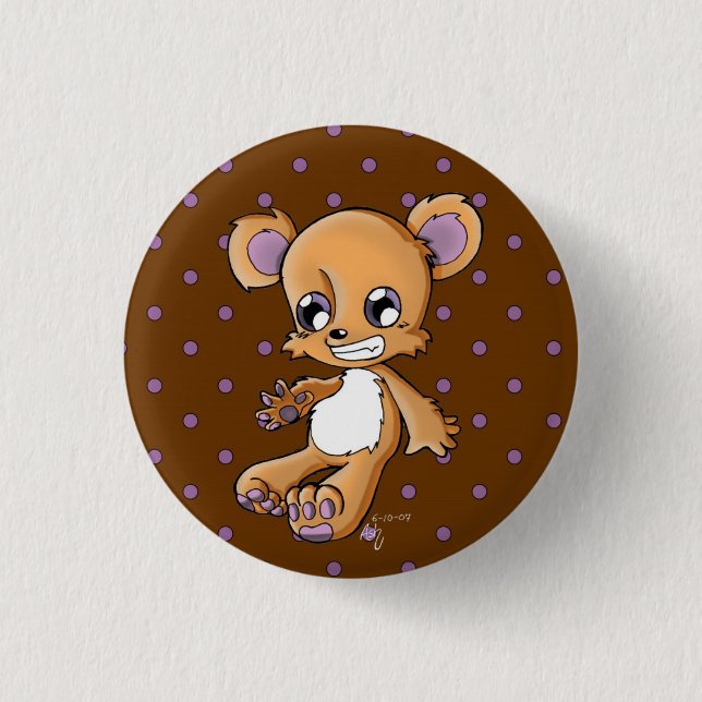 Chapa Redonda De 2,5 Cm M. Teddy (Anverso)