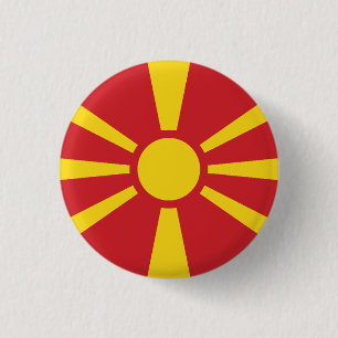 Chapa Redonda De 2,5 Cm Macedonia del Norte