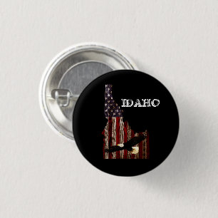 CHAPA REDONDA DE 2,5 CM MADERA BALD EAGLE BURNT - CLR IDAHO PATRIOT