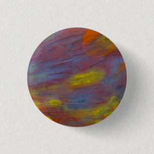 Chapa Redonda De 2,5 Cm Madera Petrificada Primer Plano