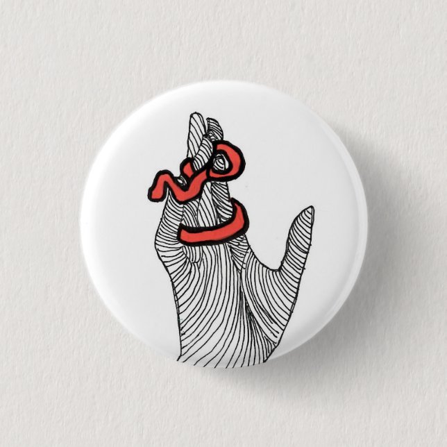 Chapa Redonda De 2,5 Cm maleficio (Anverso)