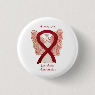 Chapa Redonda De 2,5 Cm Malformación linfática Sensibilización Cinta Angel