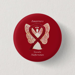 Chapa Redonda De 2,5 Cm Malformación vascular Sensibilización Cinta Angel