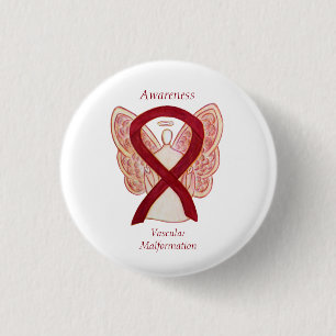 Chapa Redonda De 2,5 Cm Malformación vascular Sensibilización Cinta Angel 