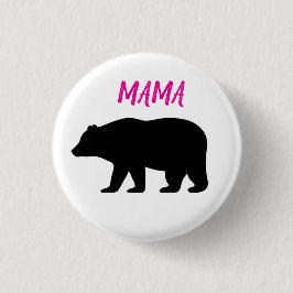 Chapa Redonda De 2,5 Cm Mama Bear
