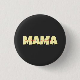 Chapa Redonda De 2,5 Cm Mama Customized children name