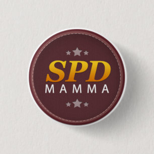 Chapa Redonda De 2,5 Cm Mama del SPD