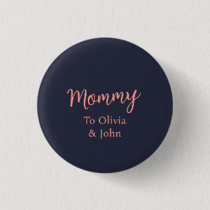 Chapa Redonda De 2,5 Cm Mamá Personalizada