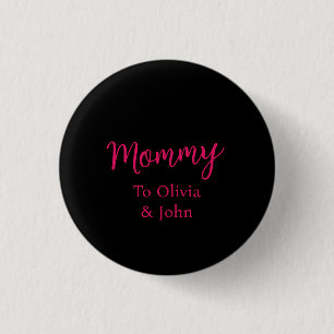 Chapa Redonda De 2,5 Cm Mamá Personalizada