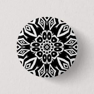 Chapa Redonda De 2,5 Cm Mandala de Medianoche