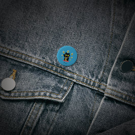 Chapa Redonda De 2,5 Cm Maneki Neko Lucky Poilue