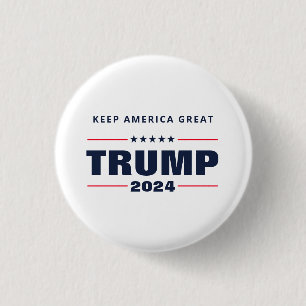 Chapa Redonda De 2,5 Cm Mantener a Estados Unidos como gran Trump 2020