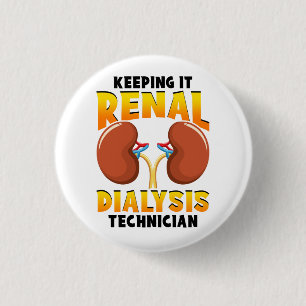Chapa Redonda De 2,5 Cm Manteniéndolo en diálisis renal Grupo Técnico de R