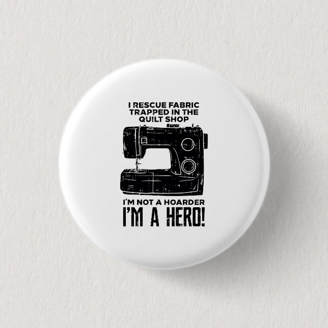 Chapa Redonda De 2,5 Cm Máquina de coser (Anverso)